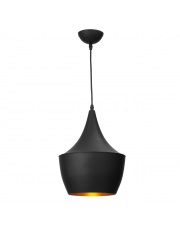 Lampa wisząca Caselle LP-42013/1P  Light Prestige stylowa czarno-złota oprawa wisząca