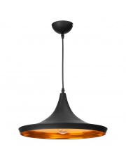 Lampa wisząca Sona LP-42012/1P Light Prestige stylowa czarno-złota oprawa wisząca