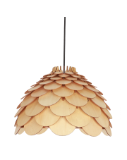 Lampa wisząca Burgo LP-101335/1P S Light Prestige drewniana designerska oprawa wisząca