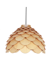 Lampa wisząca Burgo LP-101335/1P L Light Prestige drewniana designerska oprawa wisząca