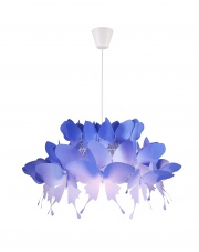 Lampa wisząca Farfalla LP-3439/1P blue Light Prestige oprawa wisząca do pokoju dziecięcego