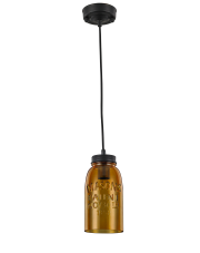 Lampa wisząca Vasto LP-42086/1P amber Light Prestige oprawa wisząca w stylu nowoczesnym