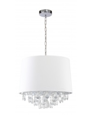 Lampa wisząca Vigo LP-0412/1P WH Light Prestige kryształowa oprawa wisząca w stylu glamour