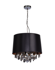 Lampa wisząca Vigo LP-0412/1P BK Light Prestige kryształowa oprawa wisząca w stylu glamour