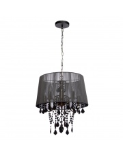 Żyrandol Mona LP-5005/3P BK Light Prestige elegancka stylowa oprawa wisząca z kryształami