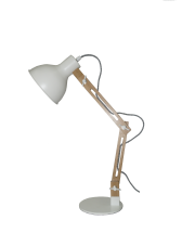 Lampa biurkowa Patu LP-1166/1T Light Prestige drewniana designerska oprawa biurkowa