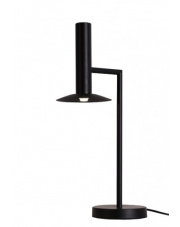 Lampa biurkowa Hat LP-1661/1P BK Light Prestige czarna designerska lampa biurkowa