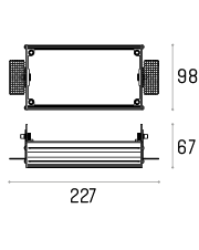 Rama montażowa 4.1853 do lampy wpuszczanej Multiva Evo Trimless Inset 60.2 Labra