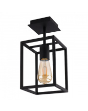 Plafon CRATE 9045 Nowodvorski Lighting czarna geometryczna oprawa w stylu Loft