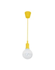 LAMPA WISZĄCA BUBBLE YELLOW 5W E14 LED