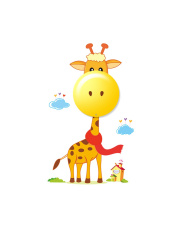 LAMPKA DZIECIĘCA GIRAFFE 0,6W LED