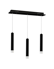 LAMPA WISZĄCA CARBON 3X5W LED