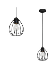 Lampa Wisząca DON BLACK 1xE27