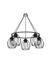 Lampa Wisząca DON BLACK 5xE27