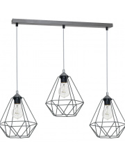 Lampa wisząca BASKET GRAY 3xE27