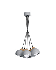 Lampa wisząca DAMA GRAY 5xE27