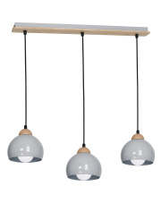 Lampa wisząca DAMA GRAY 3xE27