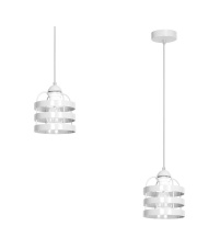 Lampa wisząca LARS WHITE 1xE27