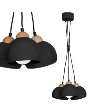 Lampa wisząca DAMA BLACK 3xE27