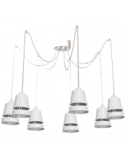 Lampa Wisząca APOLLO WHITE 7xE27