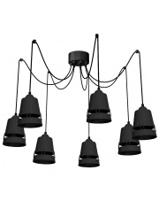 Lampa Wisząca APOLLO BLACK 7xE27