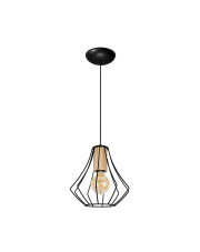 Lampa wisząca WILL BLACK 1XE27