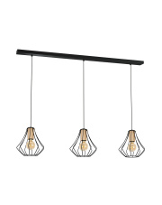 Lampa wisząca WILL BLACK 3xE27