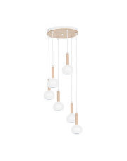 Lampa wisząca BOLLE WHITE 6xGU10