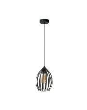 Lampa Wisząca RUSSEL BLACK 1xE27