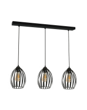 Lampa Wisząca RUSSEL BLACK 3xE27