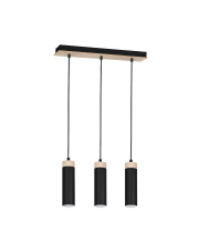 Lampa Wisząca Pedro Black 3xGU10