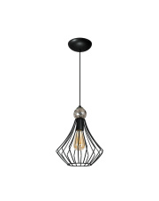 Lampa wisząca JEWEL BLACK 1xE27