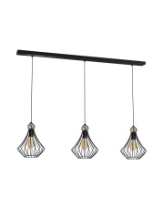 Lampa wisząca JEWEL BLACK 3xE27