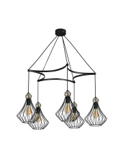 Lampa wisząca JEWEL BLACK 5xE27