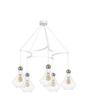 Lampa wisząca JEWEL WHITE 5xE27