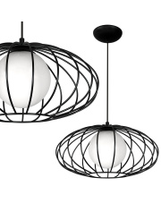 Lampa Wisząca KRONOS BLACK 1xE14