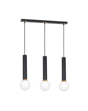 Lampa wisząca AURIS BLACK 3xE14