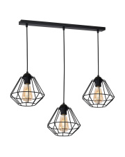 Lampa wisząca COLIN BLACK 3xE27