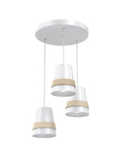 Lampa wisząca VENEZIA WHITE 3xE27