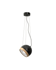 Lampa wisząca OVAL BLACK 1xE27