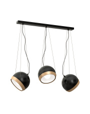 Lampa wisząca OVAL BLACK 3xE27