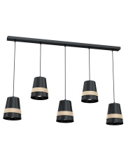 Lampa wisząca VENEZIA BLACK 5xE27