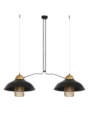 Lampa wisząca BJORN BLACK 2xE27