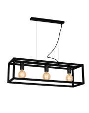 Lampa wisząca CAGE BLACK 3xE27