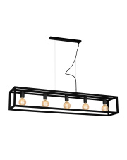 Lampa wisząca CAGE BLACK 5xE27