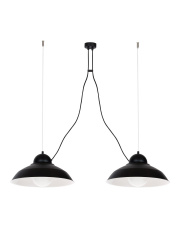 Lampa wisząca GUSTAV BLACK 2xE27