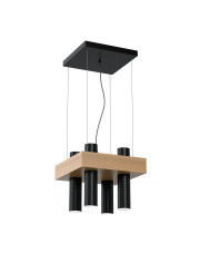 Lampa wiszaca WEST BLACK 4xGU10