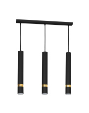 Lampa wisząca JOKER BLACK/GOLD 3xGU10