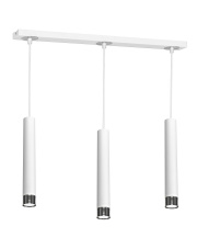 Lampa wisząca DANI WHITE/CHROME 3xGU10