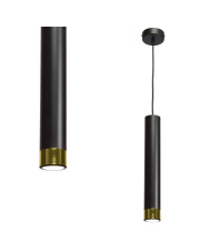 Lampa wisząca DANI BLACK/GOLD 1xGU10